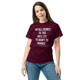 Stephen Hawking Quote classic tee