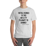 Hawking Quote Short Sleeve T-Shirt