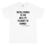 Hawking Quote Short Sleeve T-Shirt