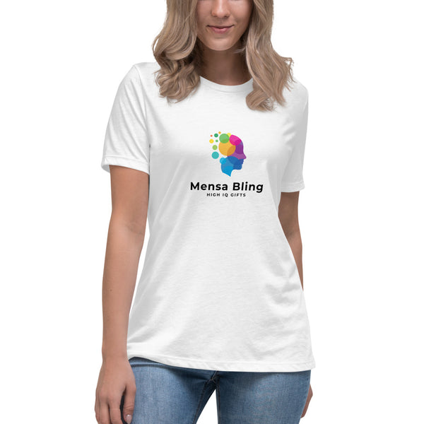 Mensa Bling Women's Relaxed T-Shirt